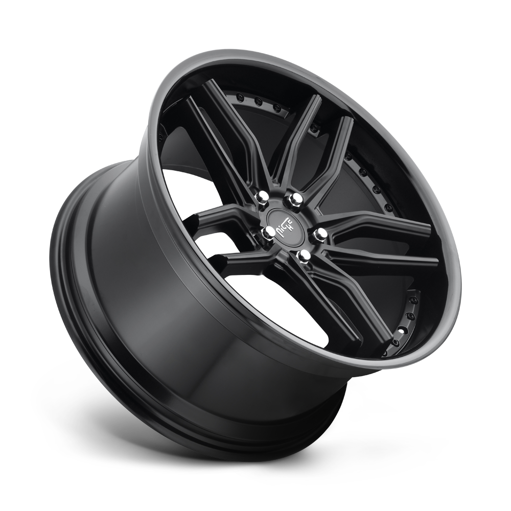 Niche M194 Methos 19x8.5 Gloss Black w/Matte Black 35mm ET 72.56mm CB 5x120