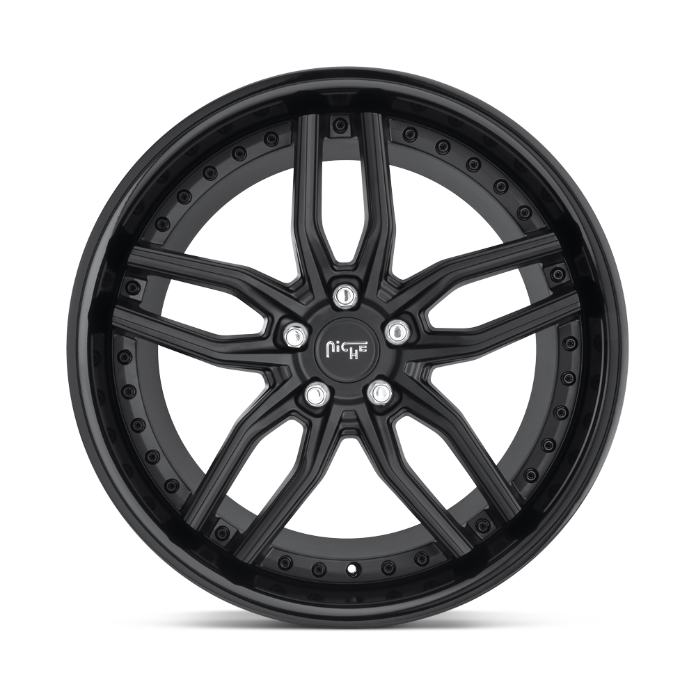 Niche M194 Methos 19x8.5 Gloss Black w/Matte Black 35mm ET 72.56mm CB 5x120