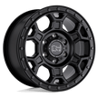 Black Rhino Hard Alloys Midhill 17x8 Matte Black w/Gunmetal Bolts 45mm ET 84.1mm CB 6x130