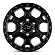 Black Rhino Hard Alloys Midhill 17x8 Matte Black w/Gunmetal Bolts 45mm ET 84.1mm CB 6x130