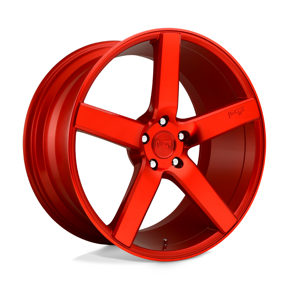 Niche M187 Milan 20x10.5 Candy Red 35mm ET 72.56mm CB 5x120