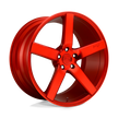 Niche M187 Milan 20x10.5 Candy Red 35mm ET 72.56mm CB 5x120