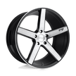 Niche M124 Milan 18x8 Gloss Black Brushed 40mm ET 72.56mm CB 5x114.3