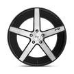 Niche M124 Milan 18x8 Gloss Black Brushed 40mm ET 72.56mm CB 5x114.3