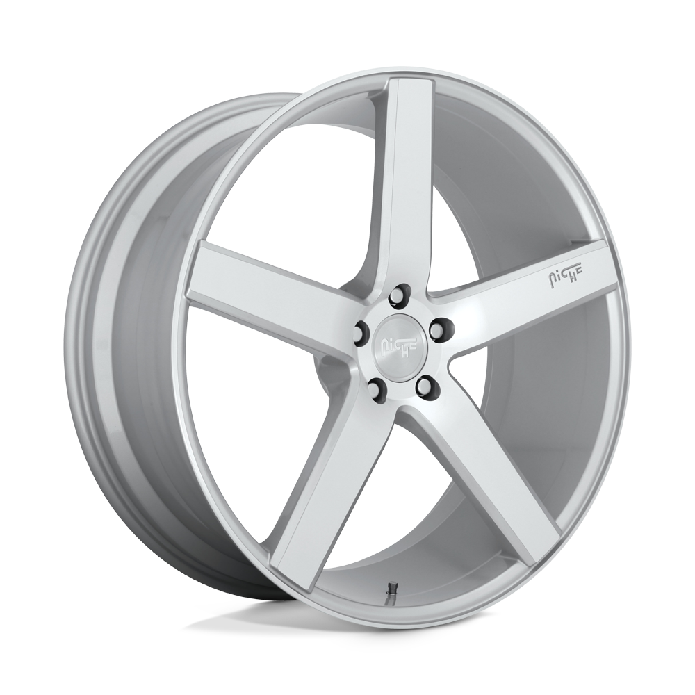 Niche M135 Milan 18x8 Gloss Silver Machined 40mm ET 72.56mm CB 5x114.3