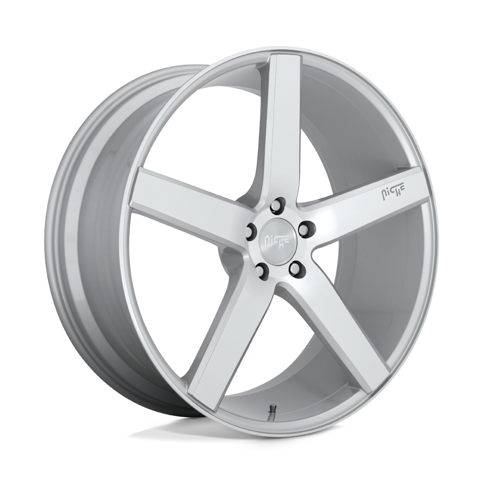 Niche M135 Milan 18x8 Gloss Silver Machined 40mm ET 72.56mm CB 5x114.3