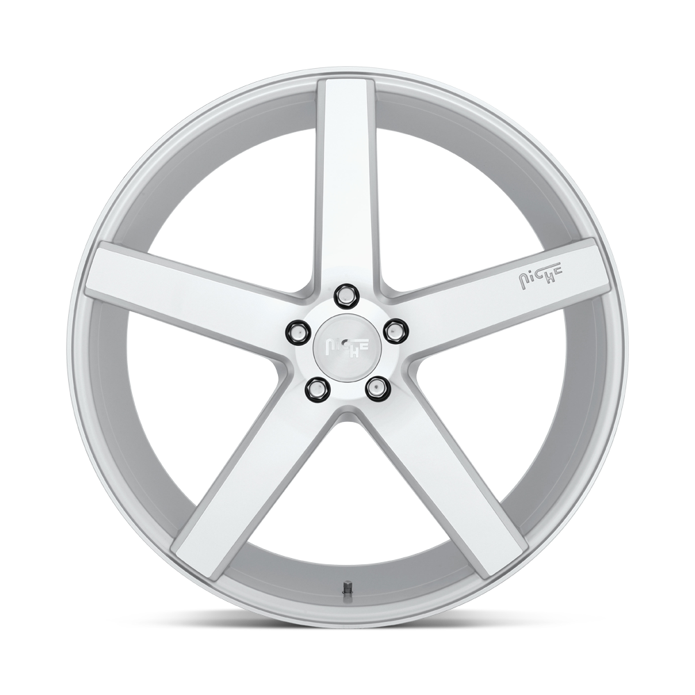 Niche M135 Milan 18x8 Gloss Silver Machined 40mm ET 72.56mm CB 5x114.3