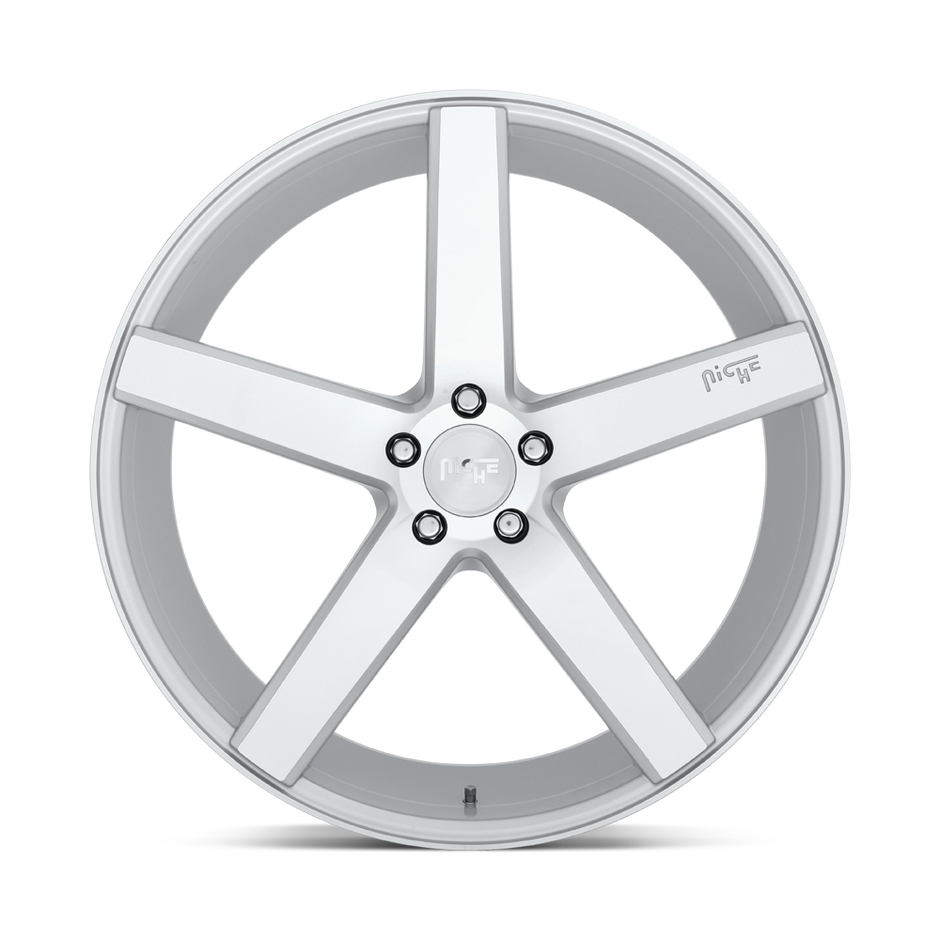 Niche M135 Milan 18x8 Gloss Silver Machined 40mm ET 72.56mm CB 5x114.3