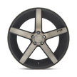 Niche M134 Milan 19x8.5 Matte Black w/DDT Machined 35mm ET 72.56mm CB 5x114.3