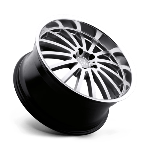 Mandrus Millenium 19x9.5 Hyper Silver w/Mirror Cut Lip 25mm ET 66.56mm CB 5x112