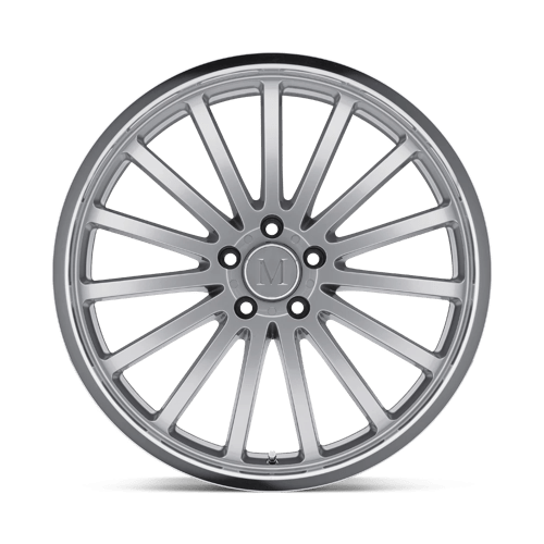 Mandrus Millenium 19x9.5 Hyper Silver w/Mirror Cut Lip 25mm ET 66.56mm CB 5x112