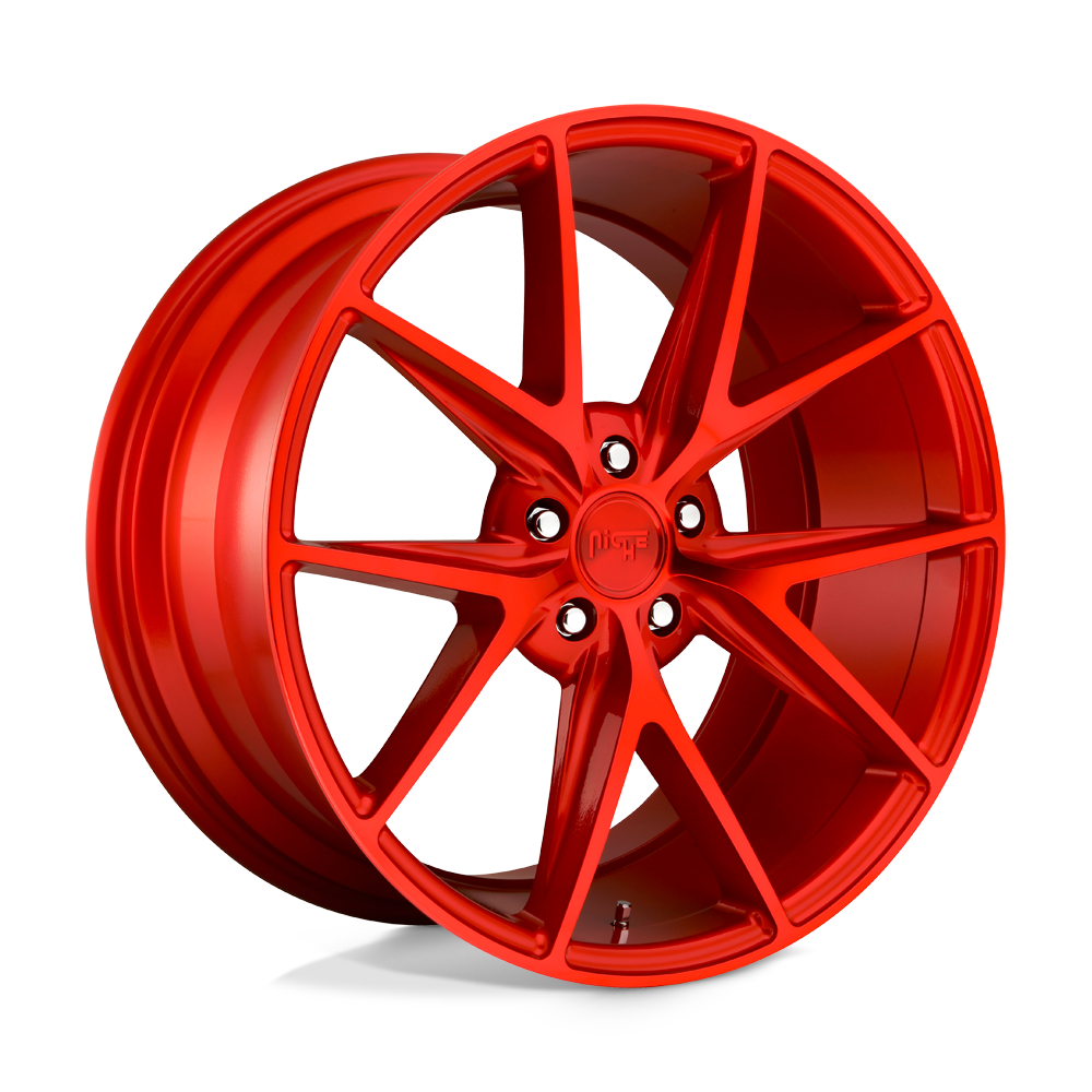 Niche M186 Misano 18x8 Candy Red 40mm ET 72.56mm CB 5x114.3
