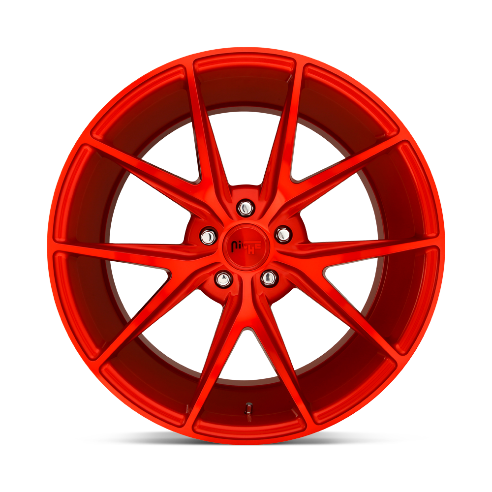 Niche M186 Misano 18x8 Candy Red 40mm ET 72.56mm CB 5x114.3