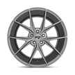 Niche M116 Misano 17x8 Matte Gunmetal 40mm ET 66.56mm CB 5x112
