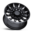 Black Rhino Hard Alloys Mission 17x8.5 Matte Black w/Machined Tint 0mm ET 67.06mm CB 6x120