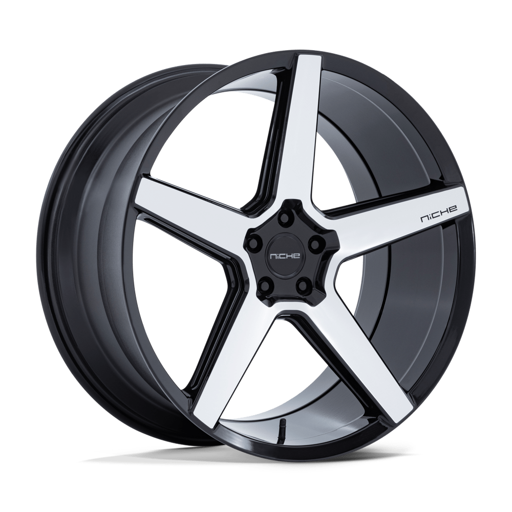 Niche NC283 Modena 20x10.5 Gloss Black w/Machined Face 38mm ET 72.56mm CB 5x114.3