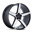 Niche NC283 Modena 20x10.5 Gloss Black w/Machined Face 38mm ET 72.56mm CB 5x114.3