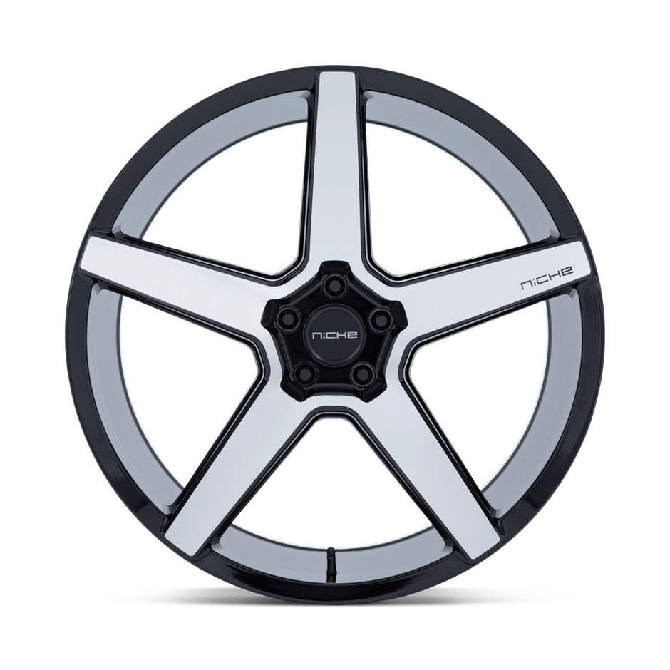 Niche NC283 Modena 20x10.5 Gloss Black w/Machined Face 38mm ET 72.56mm CB 5x114.3