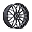 Asanti Wheels AB050 Mogul 6 22x9.5 Gloss Black w/Machined Face 25mm ET 87.1mm CB 6x135