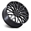 Asanti Wheels AB050 Mogul 6 22x9.5 Gloss Black w/Machined Face 25mm ET 87.1mm CB 6x135