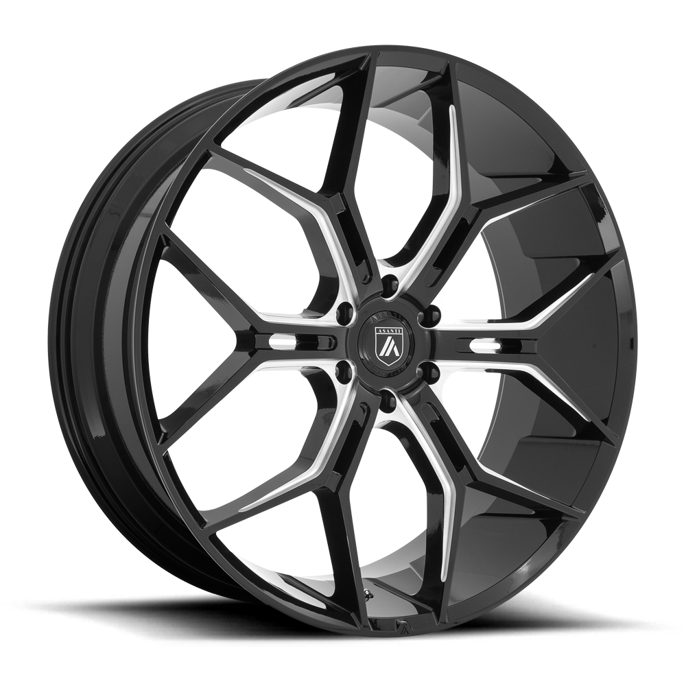 Asanti Wheels ABL38 Monarch T Truck 22x9.5 Gloss Black Milled 20mm ET 66.9mm CB 6x120