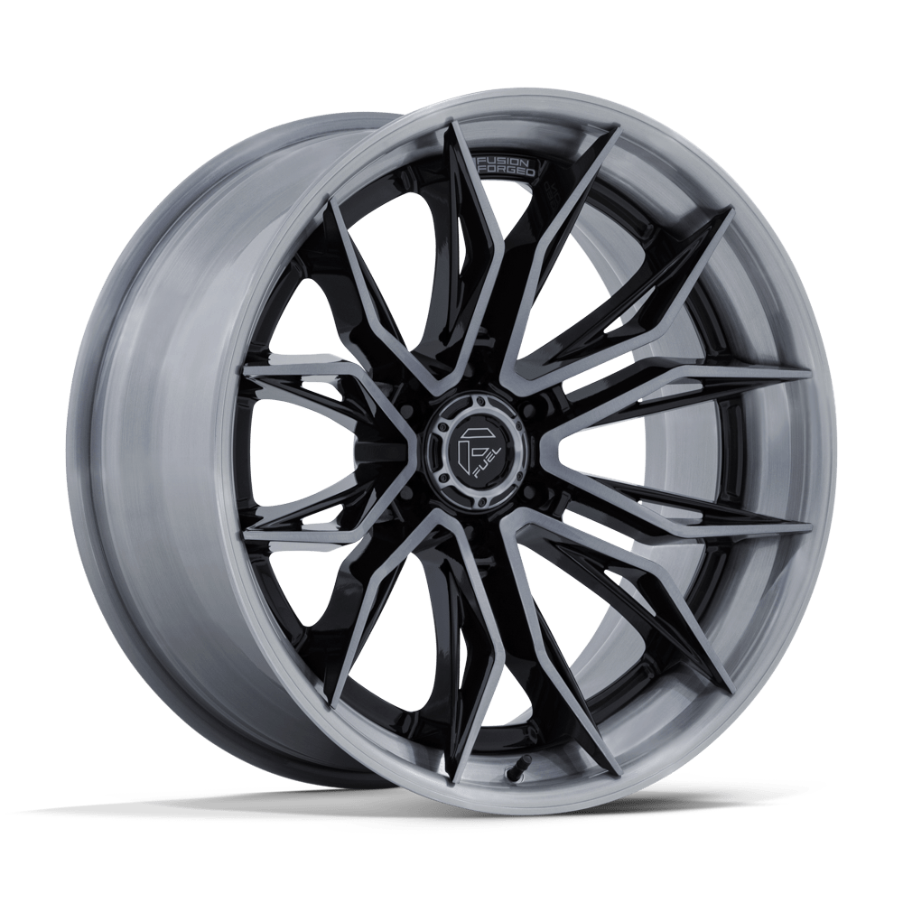 Fuel Wheels FC404 Mutiny 20x10 Gloss Black Brushed w/Dark Tint -18mm ET 87.1mm CB 6x135