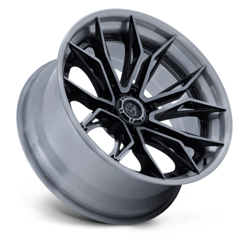Fuel Wheels FC404 Mutiny 20x10 Gloss Black Brushed w/Dark Tint -18mm ET 87.1mm CB 6x135