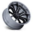 Fuel Wheels FC404 Mutiny 20x10 Gloss Black Brushed w/Dark Tint -18mm ET 87.1mm CB 6x135