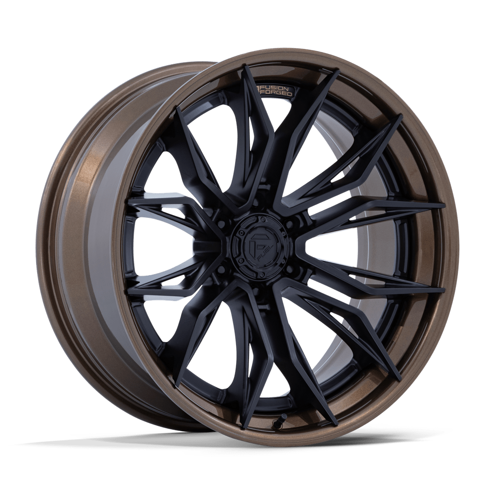 Fuel Wheels FC404 Mutiny 20x10 Matte Black w/Gloss Bronze Lip -18mm ET 106.1mm CB 6x139.7
