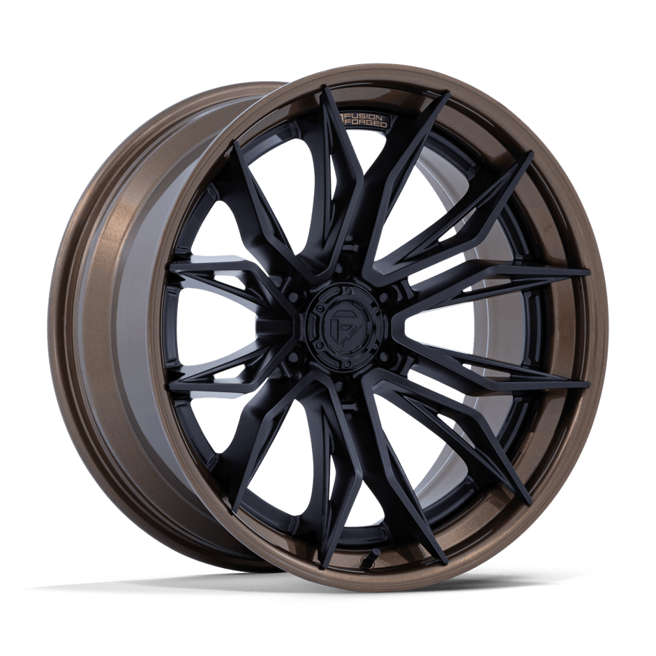 Fuel Wheels FC404 Mutiny 20x10 Matte Black w/Gloss Bronze Lip -18mm ET 106.1mm CB 6x139.7