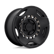 Black Rhino Hard Alloys Muzzle 17x9 Matte Black w/Machined Tint Ring 0mm ET 87.1mm CB 6x135