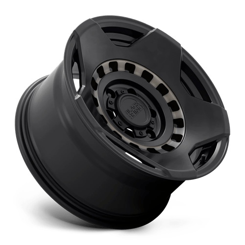 Black Rhino Hard Alloys Muzzle 17x9 Matte Black w/Machined Tint Ring 0mm ET 87.1mm CB 6x135