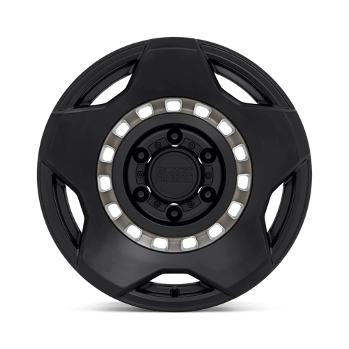 Black Rhino Hard Alloys Muzzle 17x9 Matte Black w/Machined Tint Ring 0mm ET 87.1mm CB 6x135