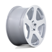 Rotiform RC200 NUE 20x10 Gloss Silver w/Machined Face 40mm ET 65.07mm CB 5x120