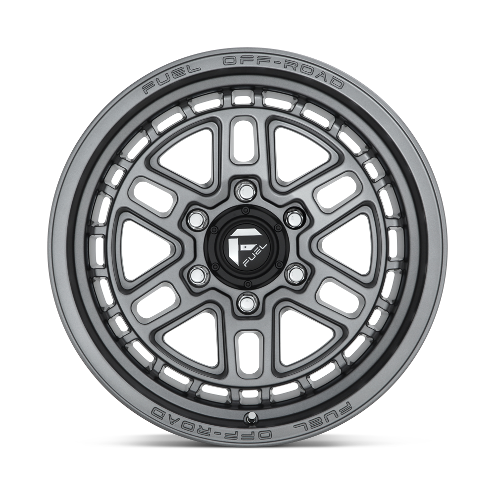 Fuel Wheels D668 Nitro 17x9 Matte Gun Metal -12mm ET 71.5mm CB 5x127