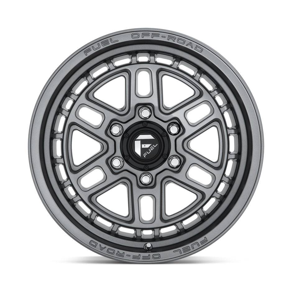 Fuel Wheels D668 Nitro 17x9 Matte Gun Metal -12mm ET 71.5mm CB 5x127