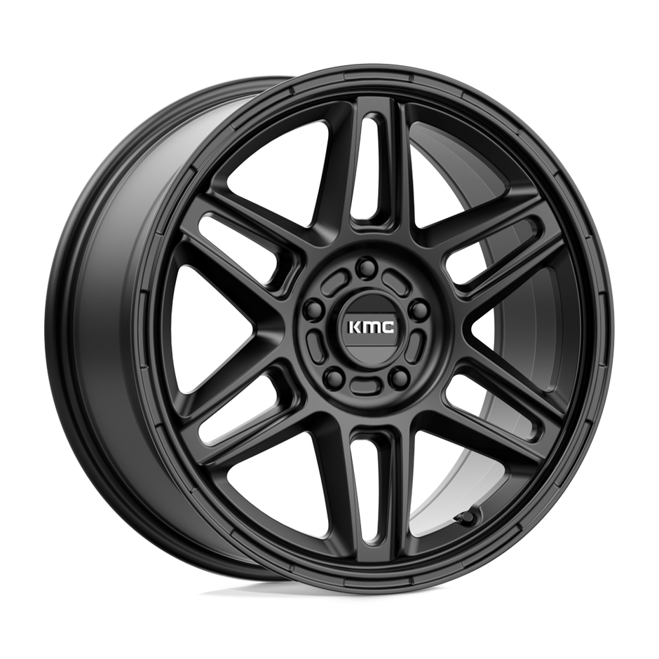 KMC Wheels KM716 Nomad 18x8 Satin Black 38mm ET 72.56mm CB 5x110