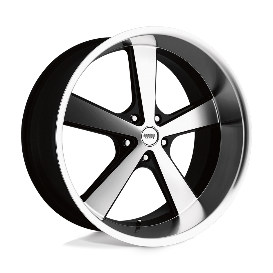 American Racing VN701 Nova 22x11 Gloss Black Machined 18mm ET 78.1mm CB 5x127