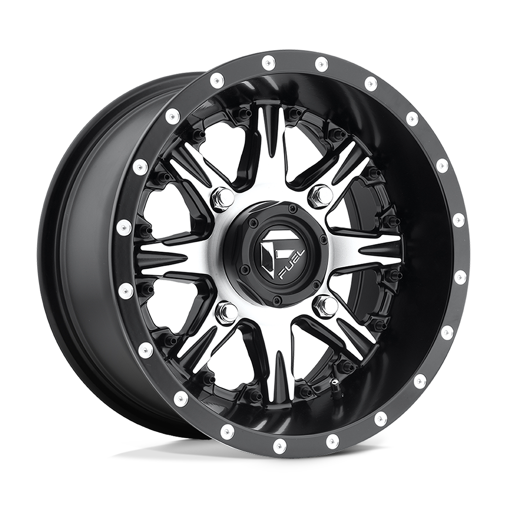 Fuel Wheels D541 Nutz UTV 14x7 Matte Black Machined 13mm ET 79.4mm CB 4x110