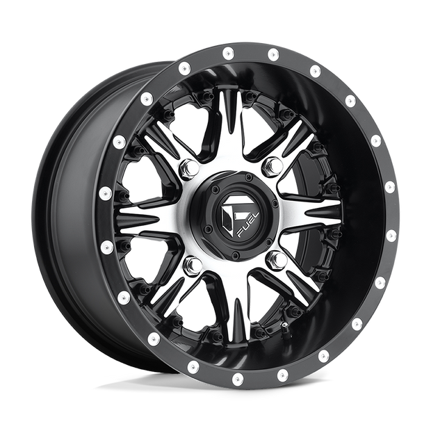 Fuel Wheels D541 Nutz UTV 14x7 Matte Black Machined 13mm ET 79.4mm CB 4x110