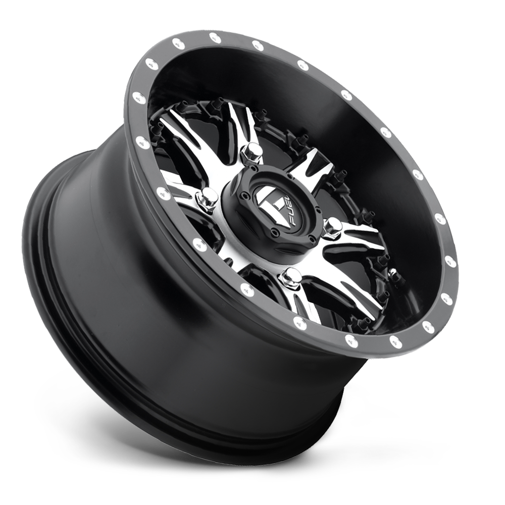Fuel Wheels D541 Nutz UTV 14x7 Matte Black Machined 13mm ET 79.4mm CB 4x110