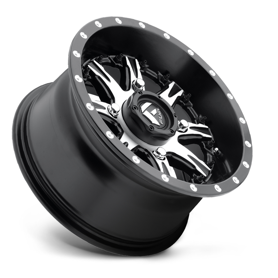 Fuel Wheels D541 Nutz UTV 14x7 Matte Black Machined 13mm ET 79.4mm CB 4x110