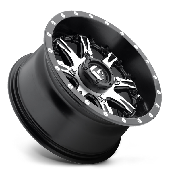 Fuel Wheels D541 Nutz UTV 14x7 Matte Black Machined 13mm ET 79.4mm CB 4x110