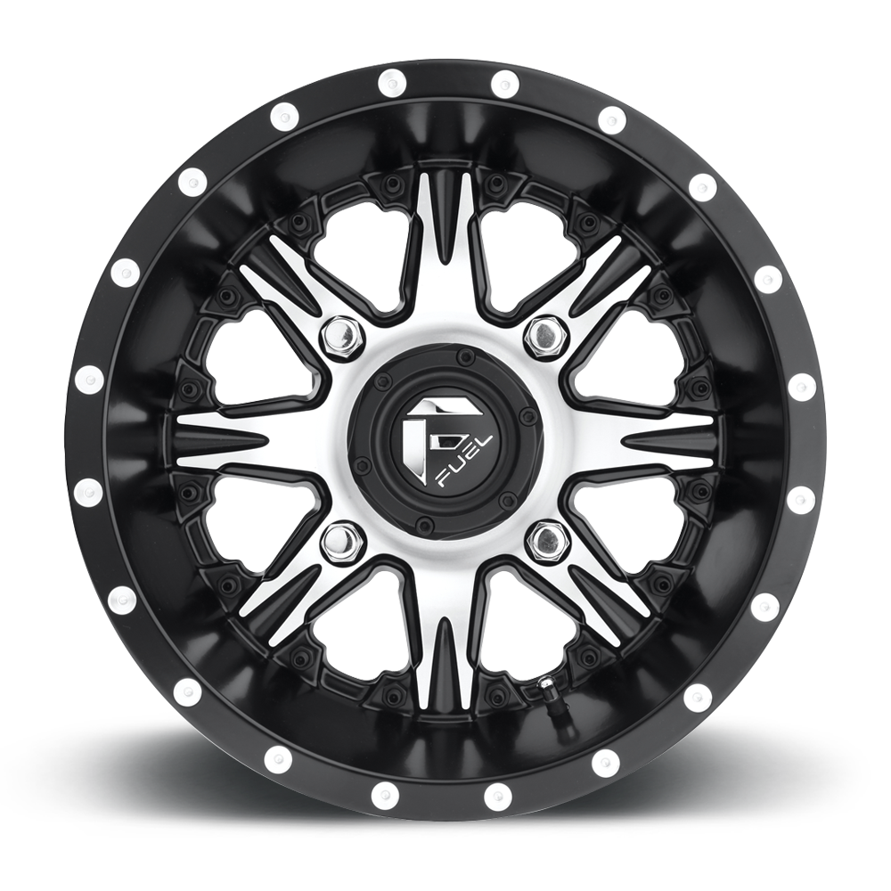 Fuel Wheels D541 Nutz UTV 14x7 Matte Black Machined 13mm ET 79.4mm CB 4x110