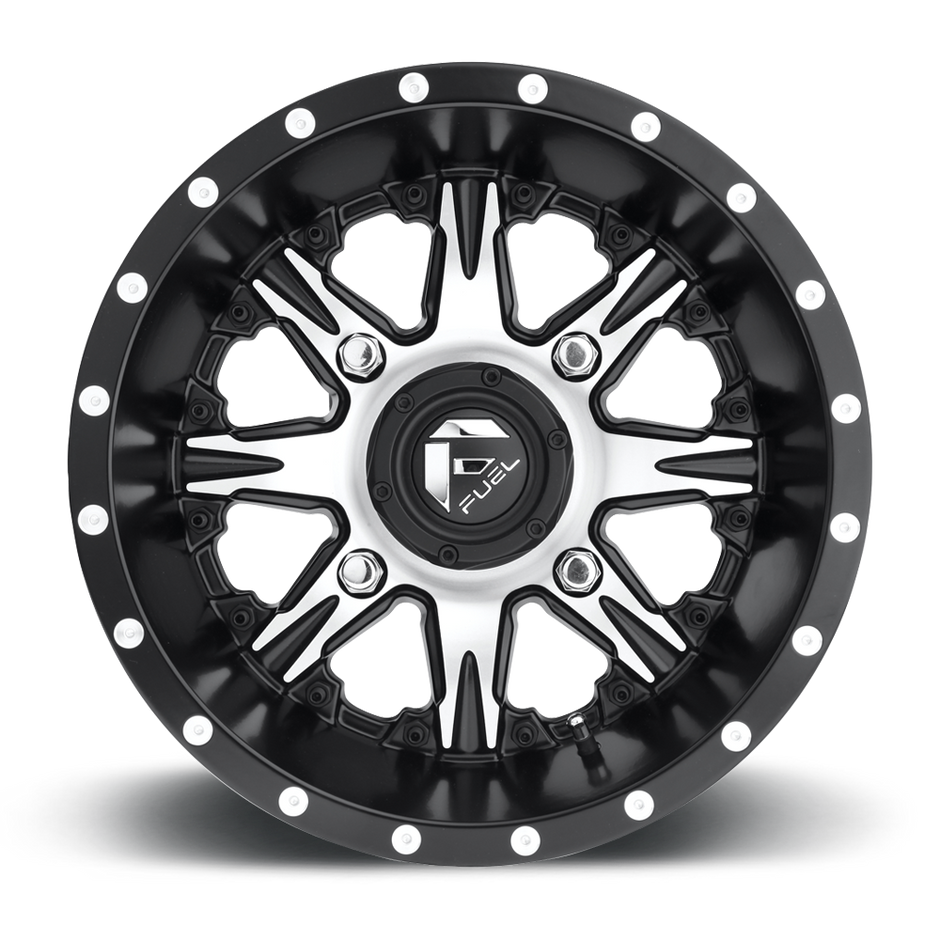 Fuel Wheels D541 Nutz UTV 14x7 Matte Black Machined 13mm ET 79.4mm CB 4x110