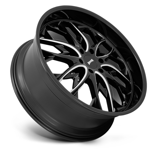 DUB Wheels S263 O.G. 26x10 Gloss Black Milled 30mm ET 87.1mm CB 6x135