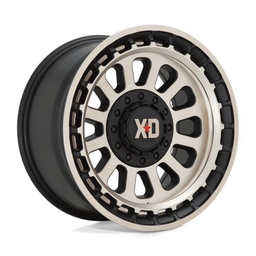 XD Wheels XD856 Omega 20x10 Satin Black w/Bronze Tint -18mm ET 125.1mm CB 8x165.1 wheel