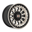 XD Wheels XD856 Omega 17x9 Satin Black w/Bronze Tint wheel