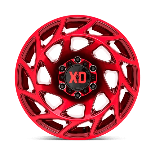 XD Wheels XD860 Onslaught 20x12 Candy Red -44mm ET 125.1mm CB 8x165.1 wheel