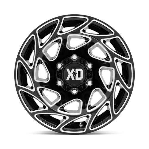 XD Wheels XD860 Onslaught 20x10 Gloss Black Milled -18mm ET 71.5mm CB 5x127 wheel